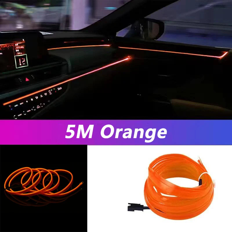 Car Interior LED Strip Light (5M) β DIY Ambient Glow