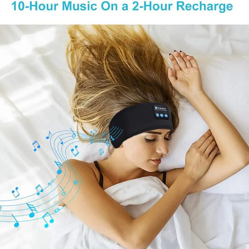 Bluetooth Sleep Headband — Wireless Headphones + Comfy Eye Mask
