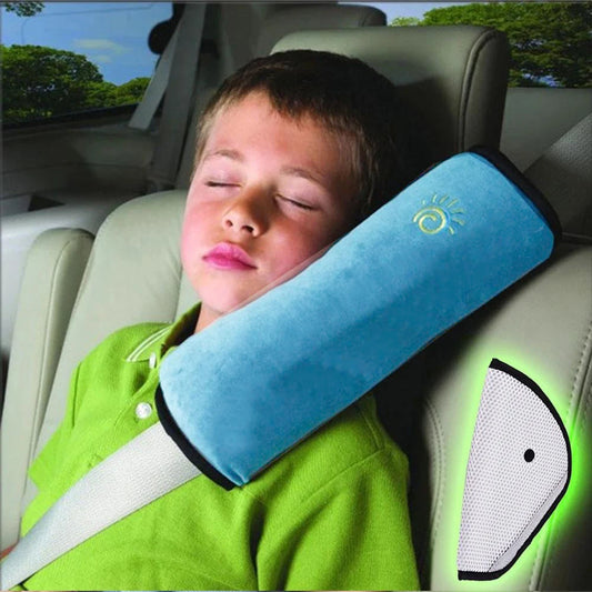 Kids Seat Belt Shoulder Pad — Comfy Cushion That Stops the Neck Rub