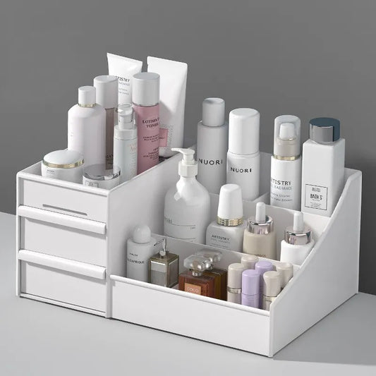 Makeup Storage Drawer Box — Tidy Desktop Organizer for Cosmetics