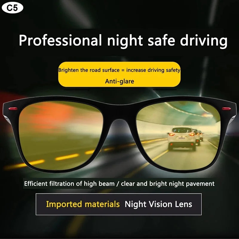 Night Vision Driving Glasses — Anti-Glare Polarized Lenses