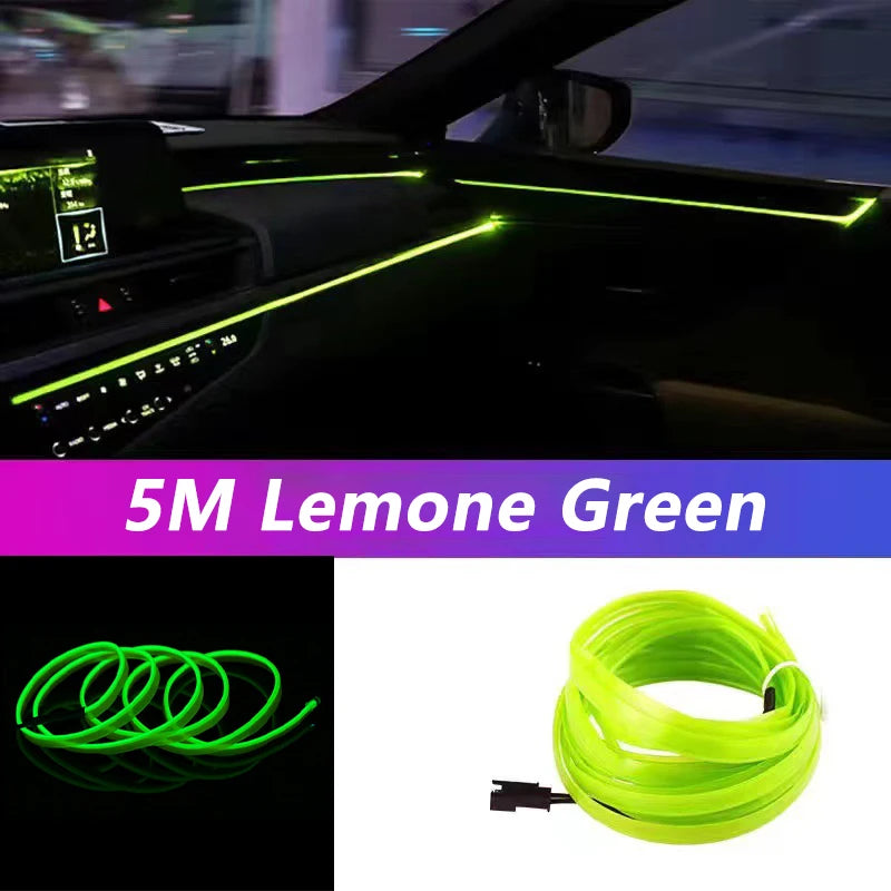 Car Interior LED Strip Light (5M) — DIY Ambient Glow