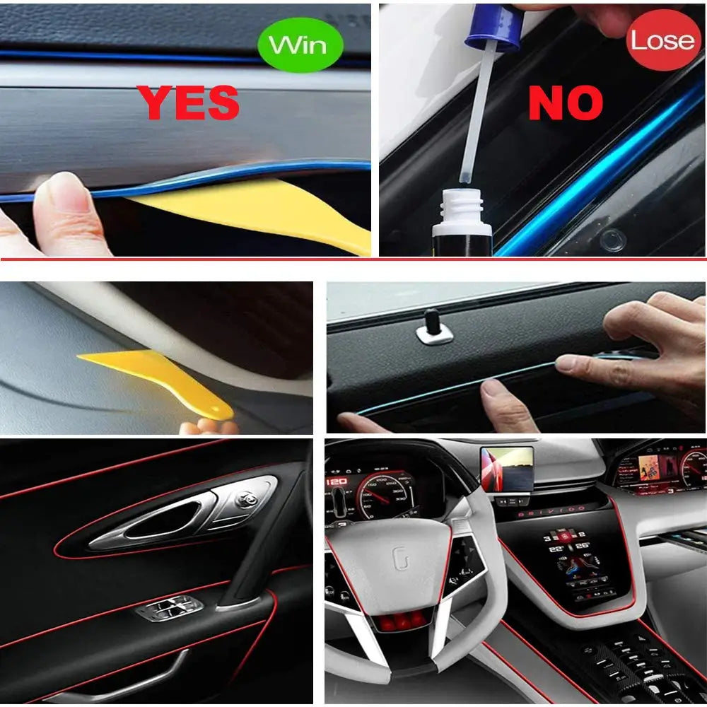 Car Interior LED Strip Light (5M) — DIY Ambient Glow