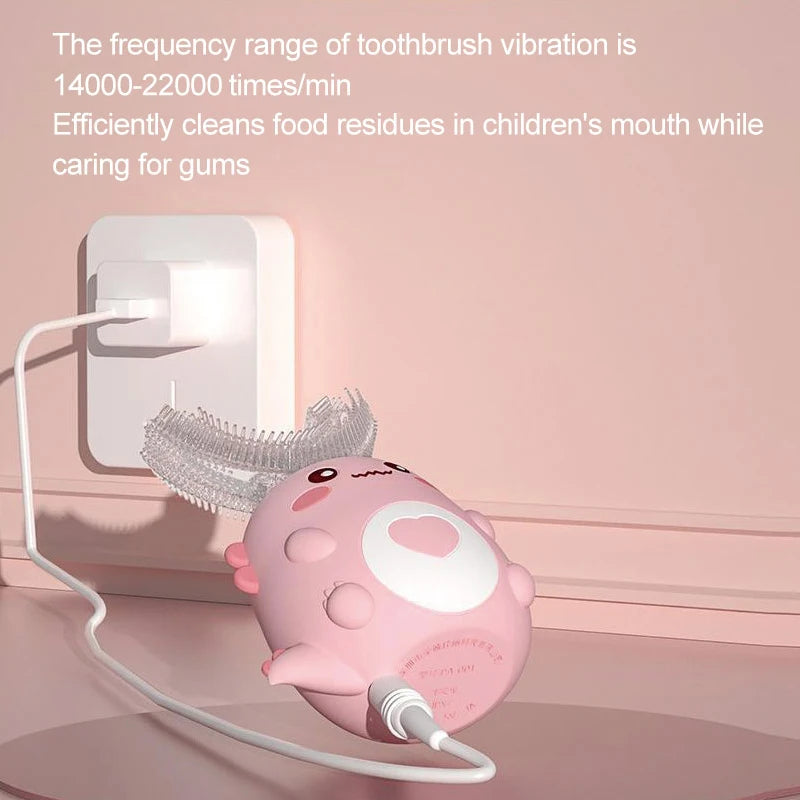 Kids U-Shaped Electric Toothbrush — Fun, Automatic 360° Clean