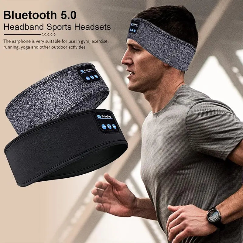 Bluetooth Sleep Headband — Wireless Headphones + Comfy Eye Mask