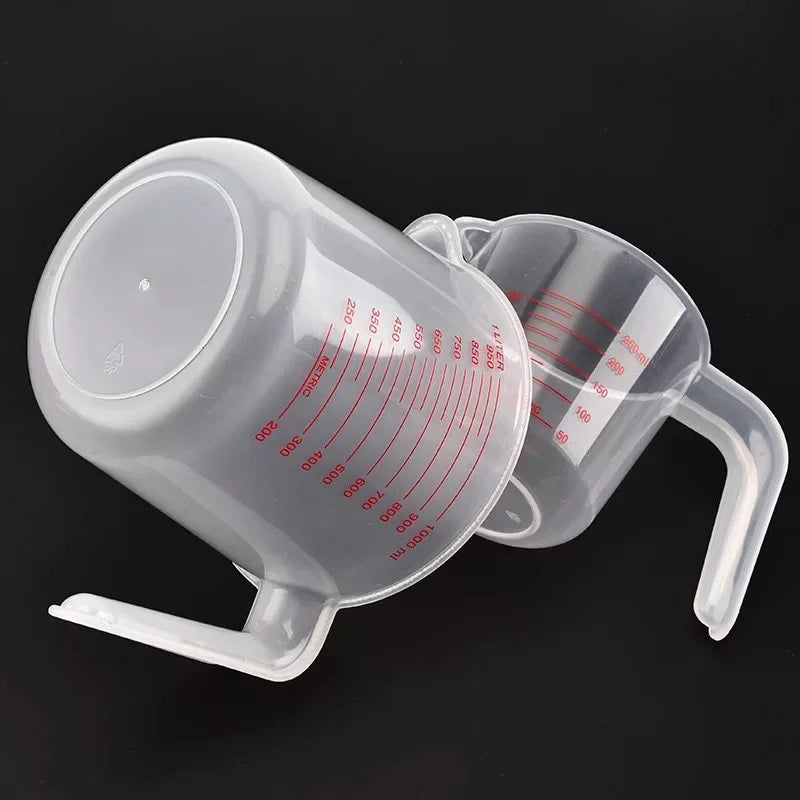 Measuring Cups (3-Pack) — Clear Scale Cups for Baking & Cooking