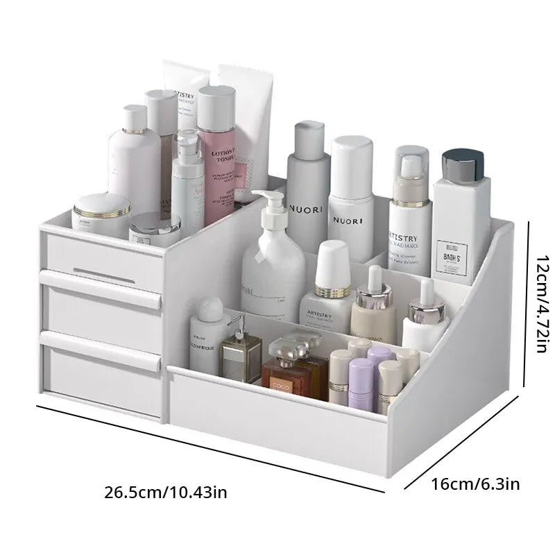 Makeup Storage Drawer Box — Tidy Desktop Organizer for Cosmetics