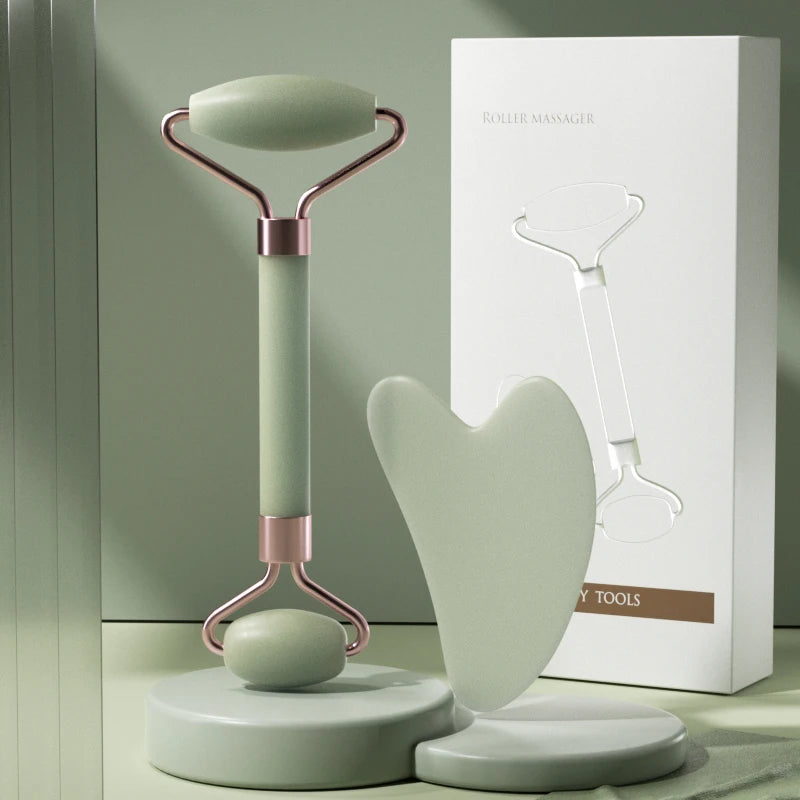 Face & Neck Massage Roller — At-Home Sculpting & De-Puff Tool