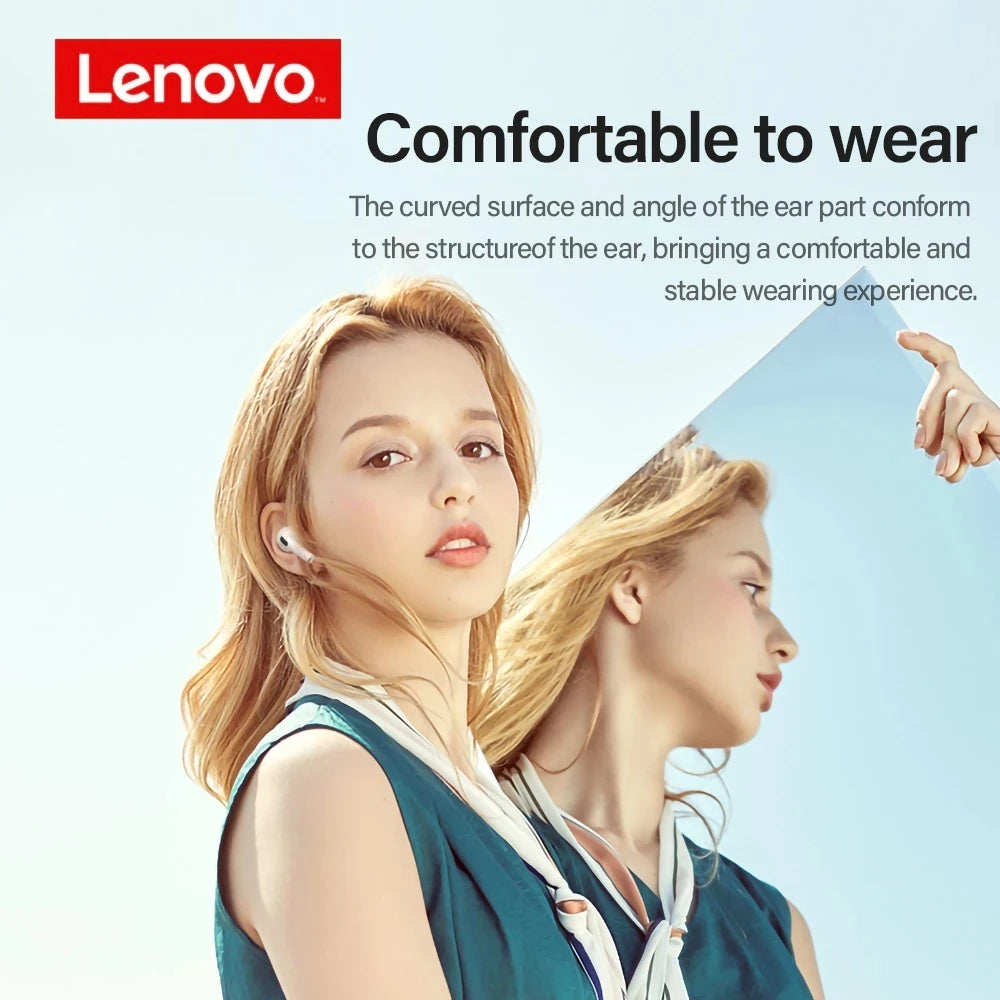 Lenovo LP40 Wireless Earbuds — True Wireless Bluetooth with Touch Control