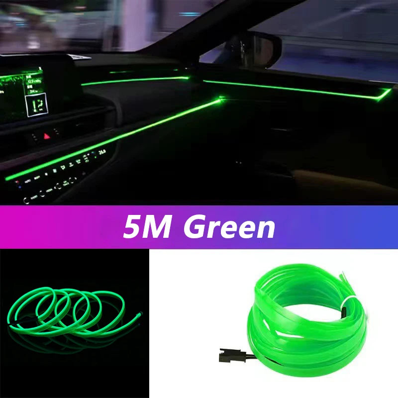 Car Interior LED Strip Light (5M) — DIY Ambient Glow