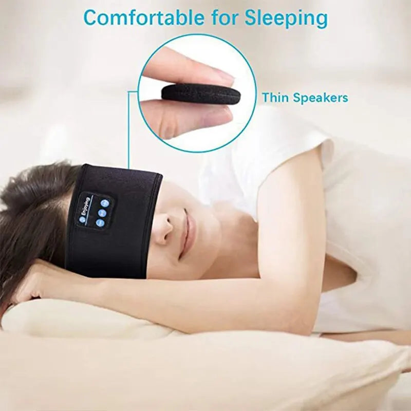 Bluetooth Sleep Headband — Wireless Headphones + Comfy Eye Mask