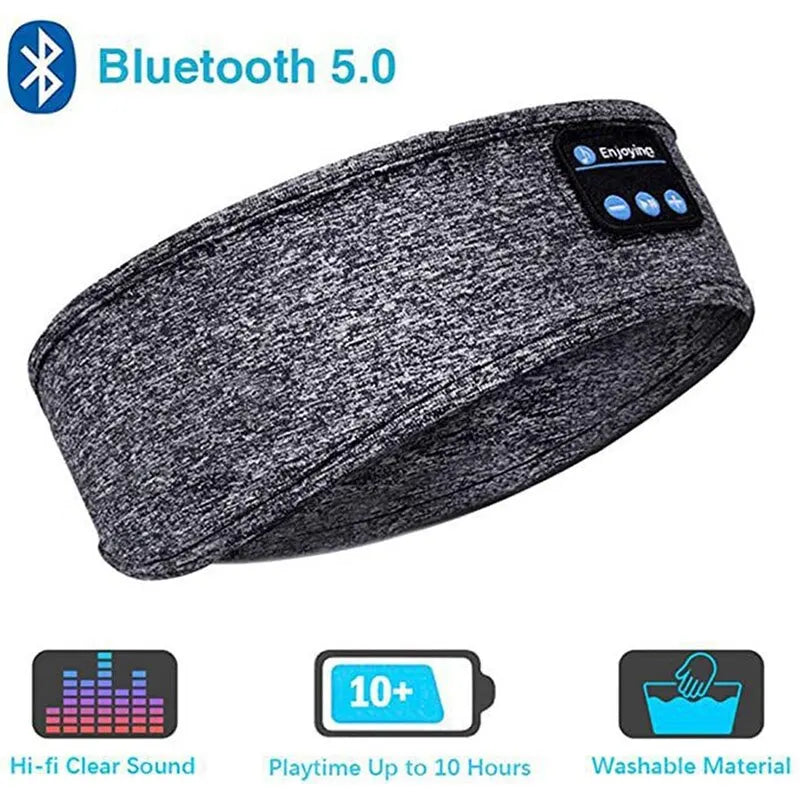 Bluetooth Sleep Headband — Wireless Headphones + Comfy Eye Mask