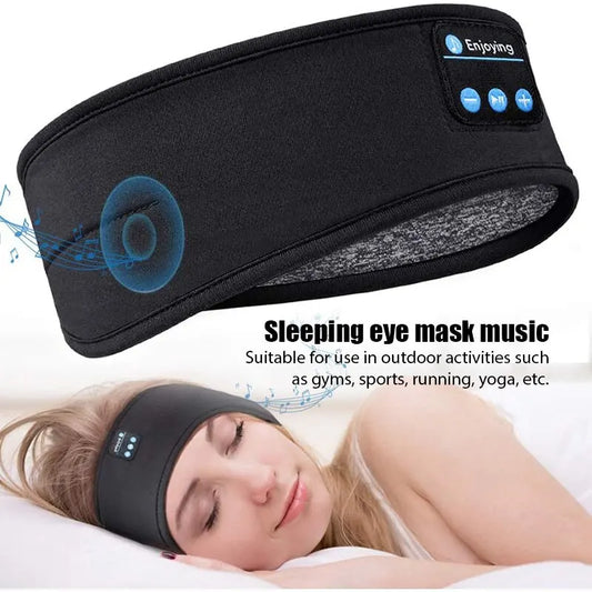 Bluetooth Sleep Headband — Wireless Headphones + Comfy Eye Mask