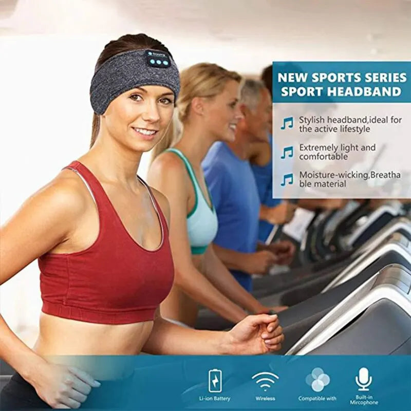 Bluetooth Sleep Headband — Wireless Headphones + Comfy Eye Mask