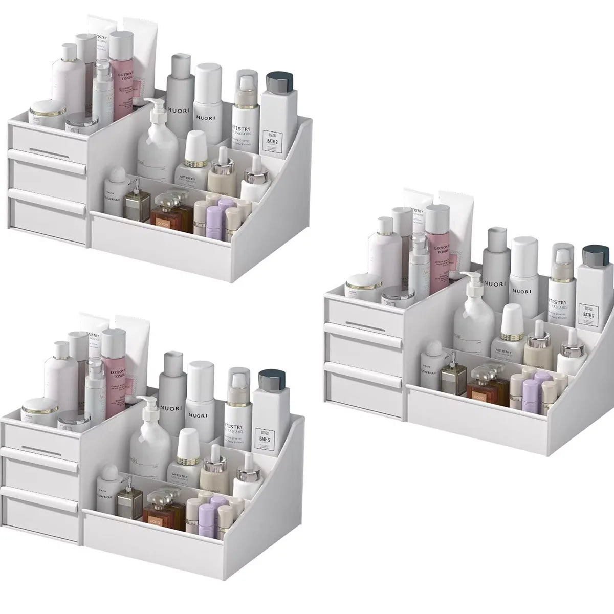 Makeup Storage Drawer Box — Tidy Desktop Organizer for Cosmetics