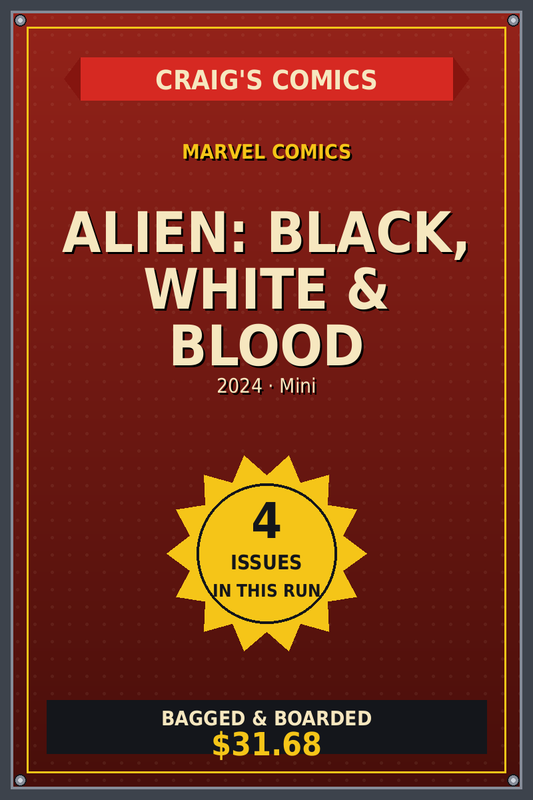 Alien: Black, White & Blood — Craig's Comics